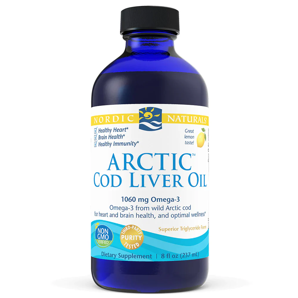 Nordic Naturals Arctic Cod Liver Oil Lemon 237ml
