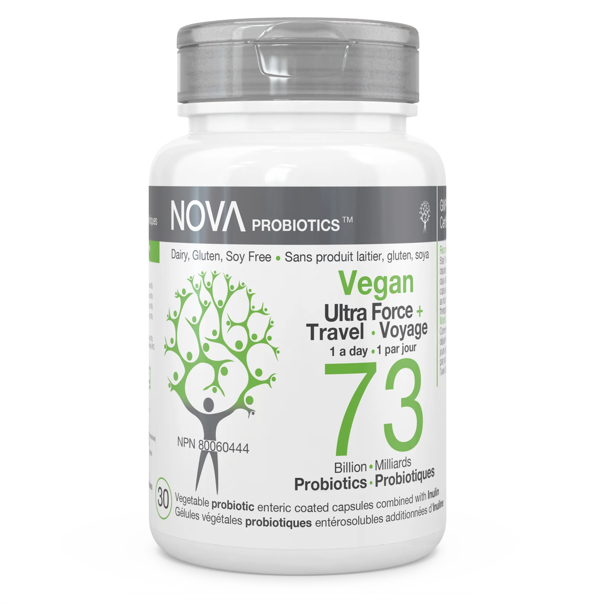 Nova Probiotics Vegan Ultra-strength & Travel 73B 30 VCaps