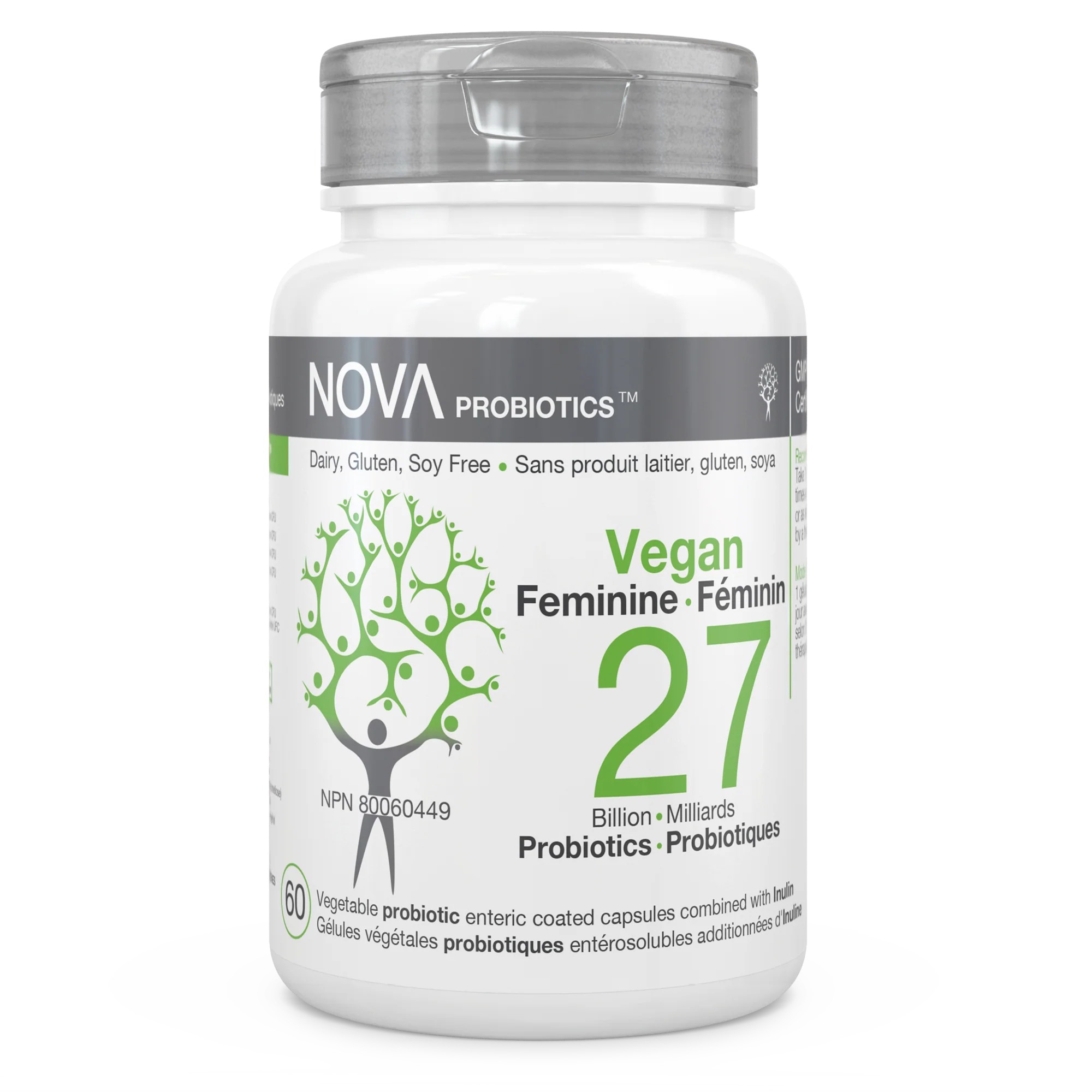 Nova Vegan Probiotics Feminine 27B 60 VCaps