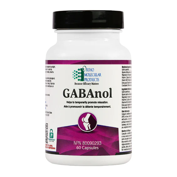 Ortho Molecular Products GABAnol 60 Caps