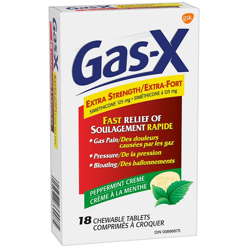 OTC Gas-X Extra Strength 125mg 18 Chew