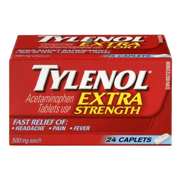 OTC Tylenol Extra Strength 500 mg Tablets
