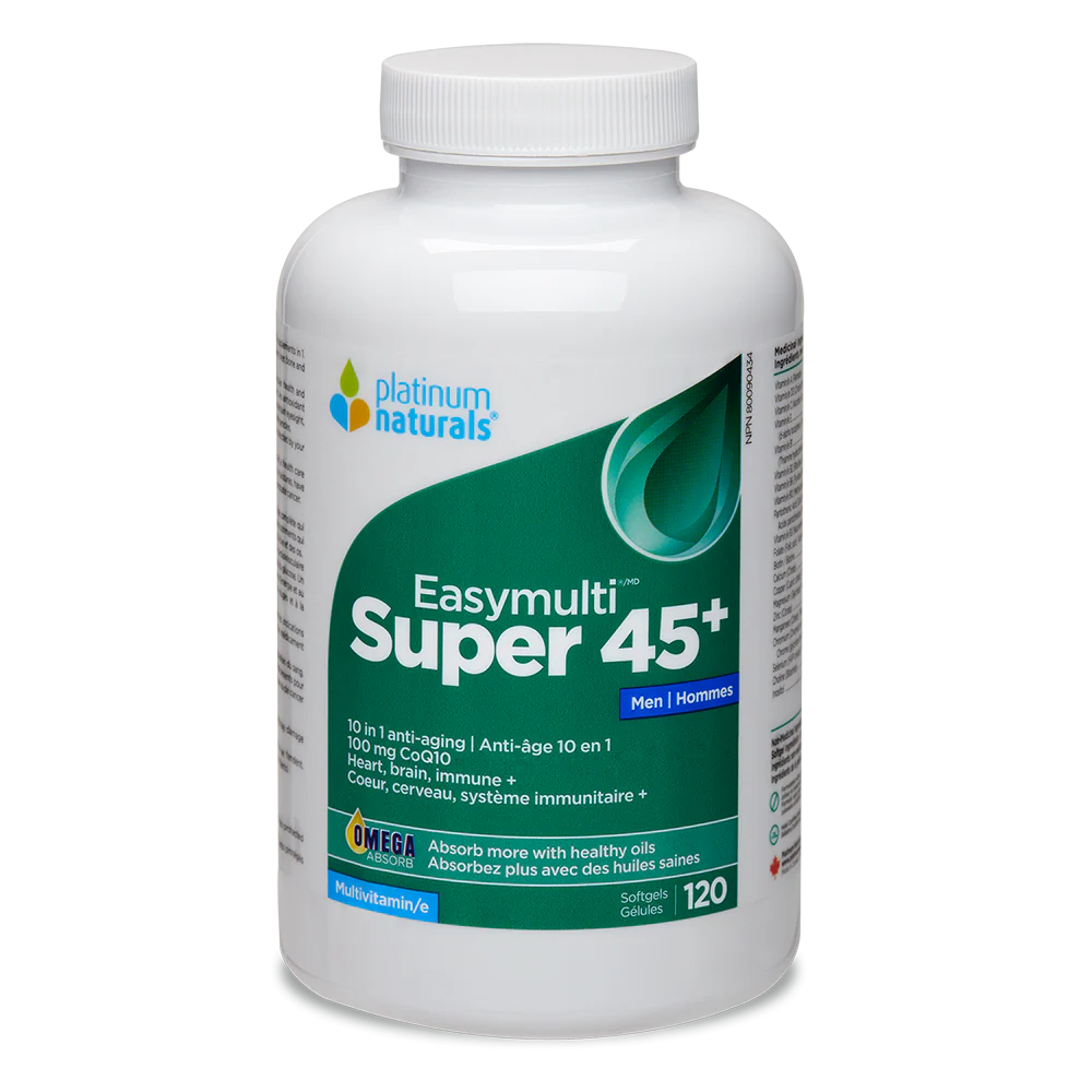 Platinum Naturals Super Easymulti 45+ For Men 120sgs