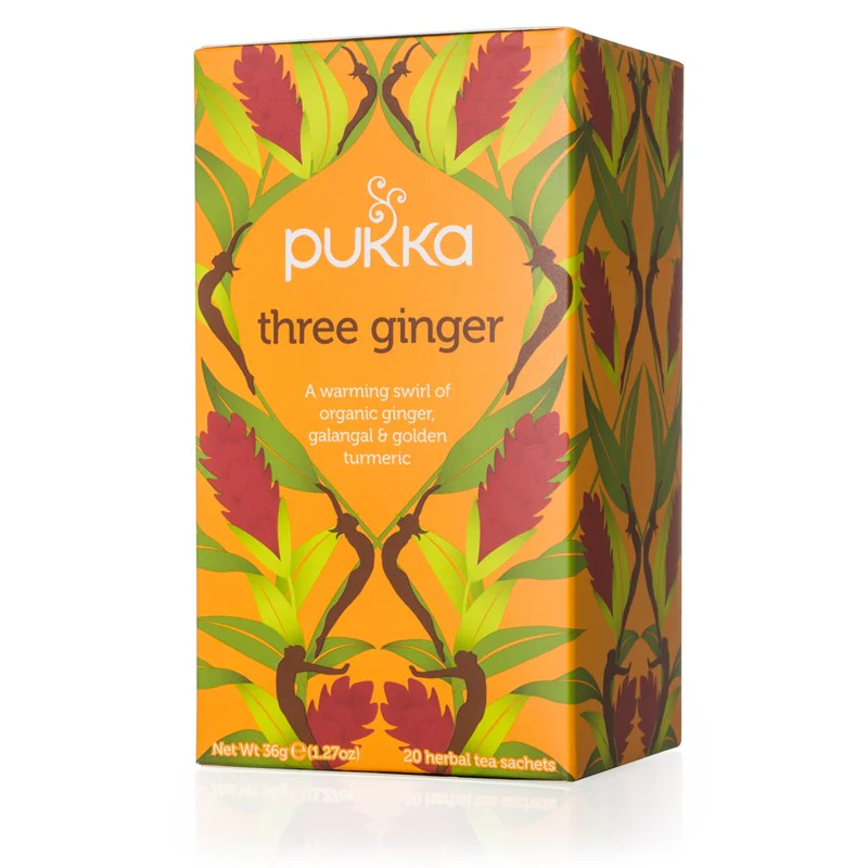 Pukka Organic Three Ginger Tea 20sacs