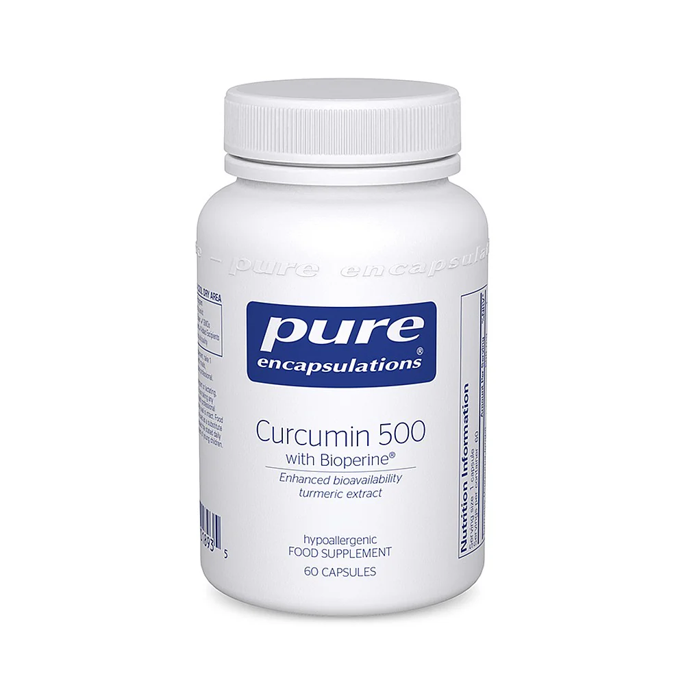 Pure Encapsulations Curcumin 500 With Bioperine 60 VCaps