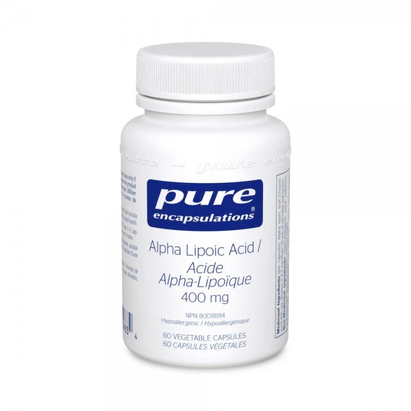 Pure Encapsulations Alpha Lipoic Acid 400mg 60 Vcaps