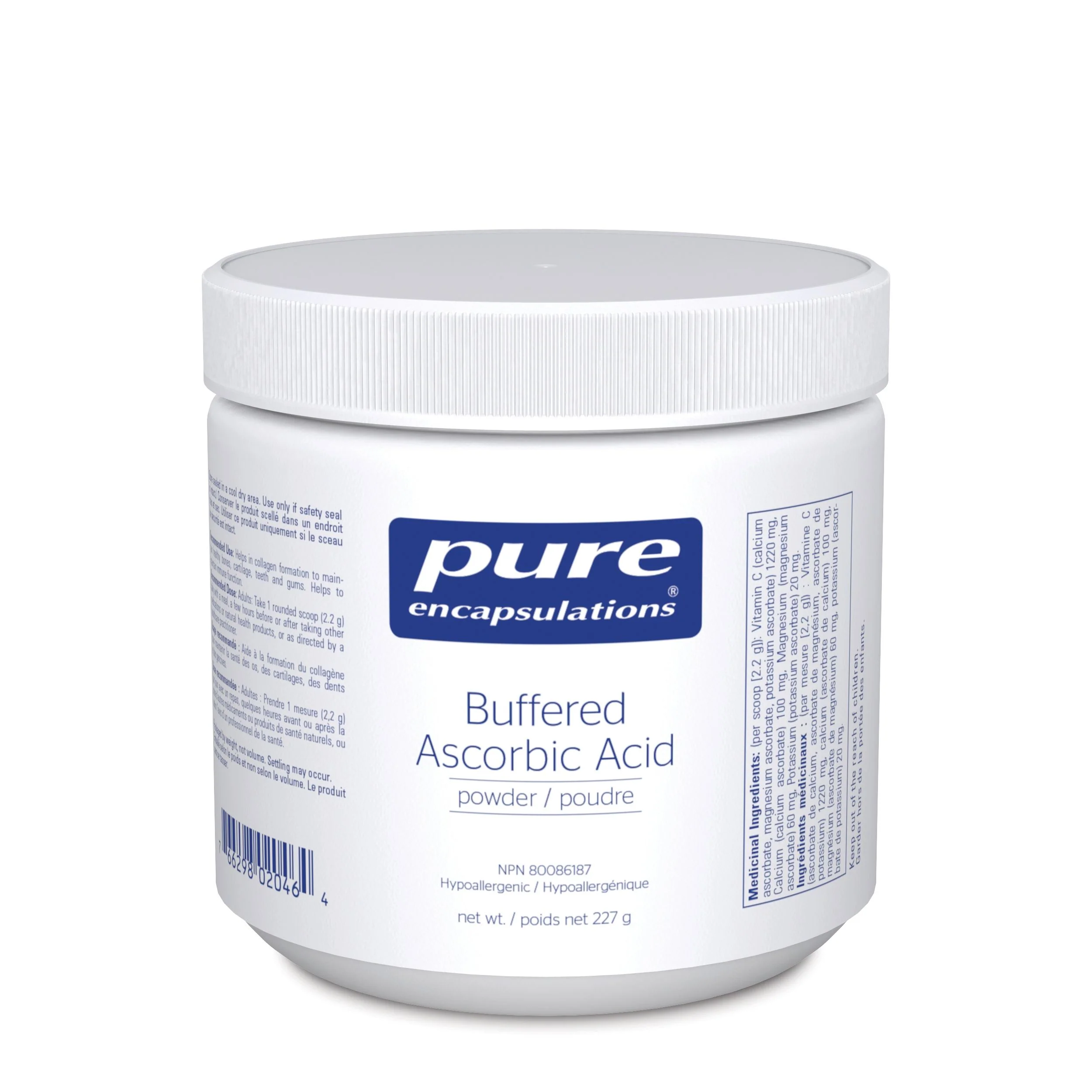 Pure Encapsulations Buffered Ascorbic Acid 227 g