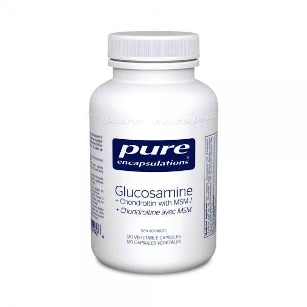 Pure Encapsulations Glucosamine & Chondroitin With MSM 120 VCaps