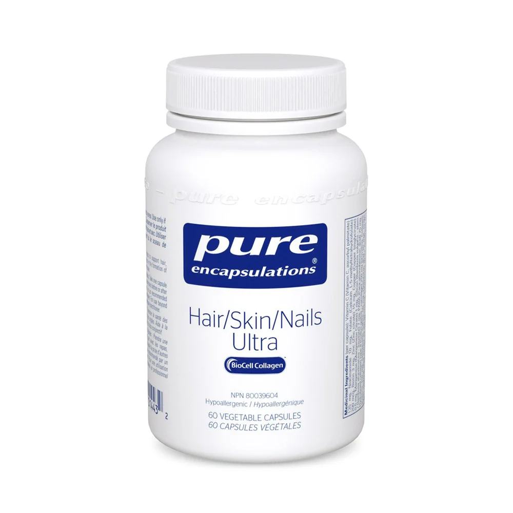 Pure Encapsulations Hair Skin Nails Ultra 60 VCaps
