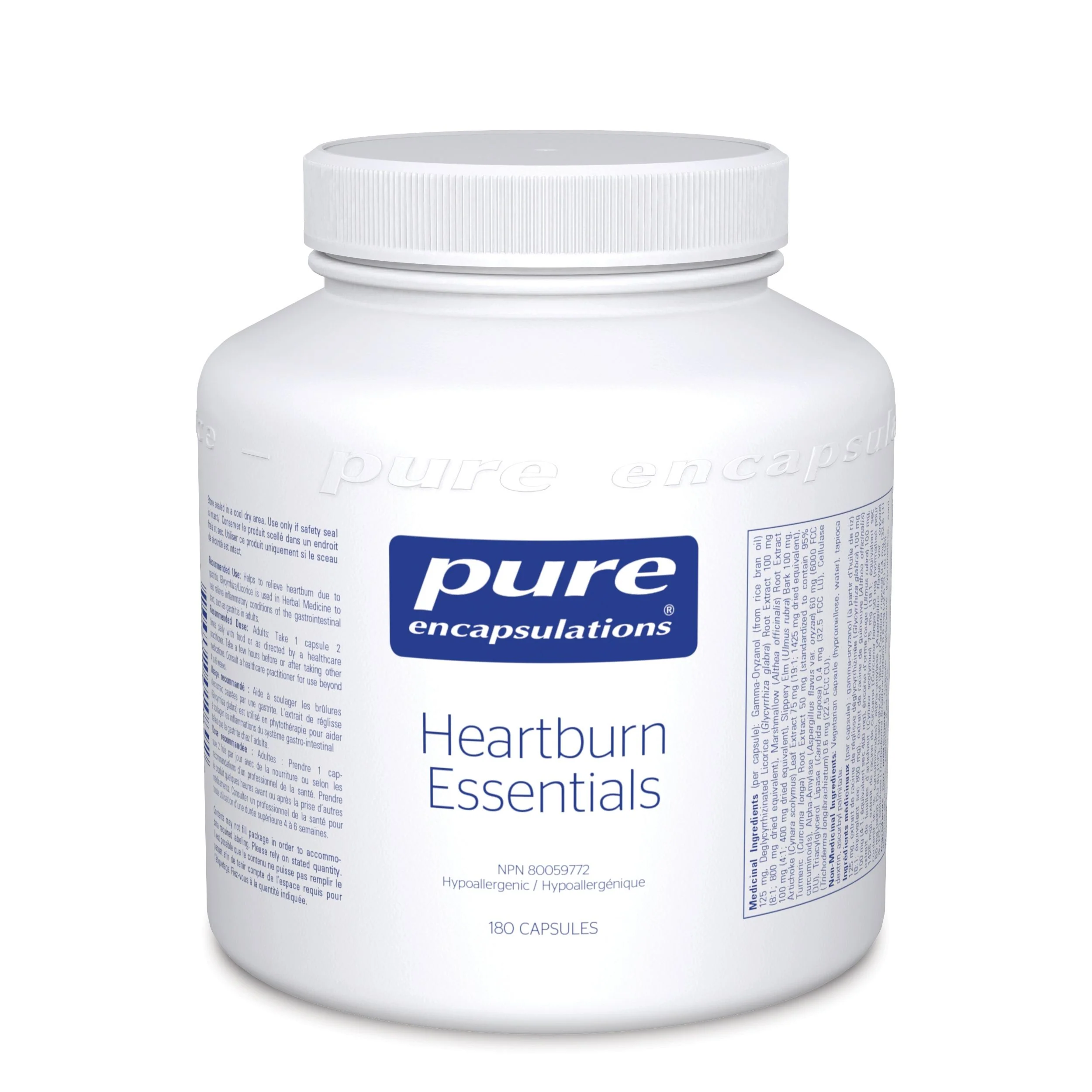 Pure Encapsulations Heartburn Essentials 180 Caps