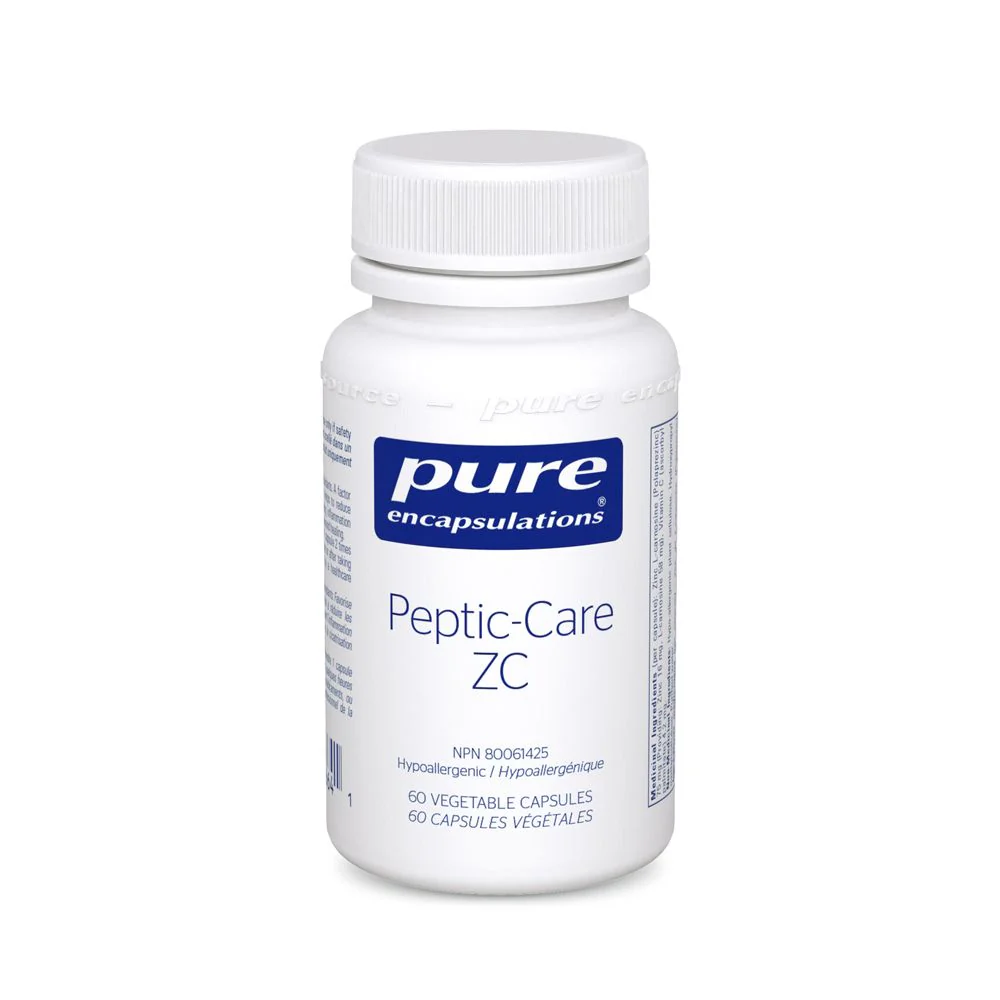 Pure Encapsulations Peptic Care ZC 60 Caps