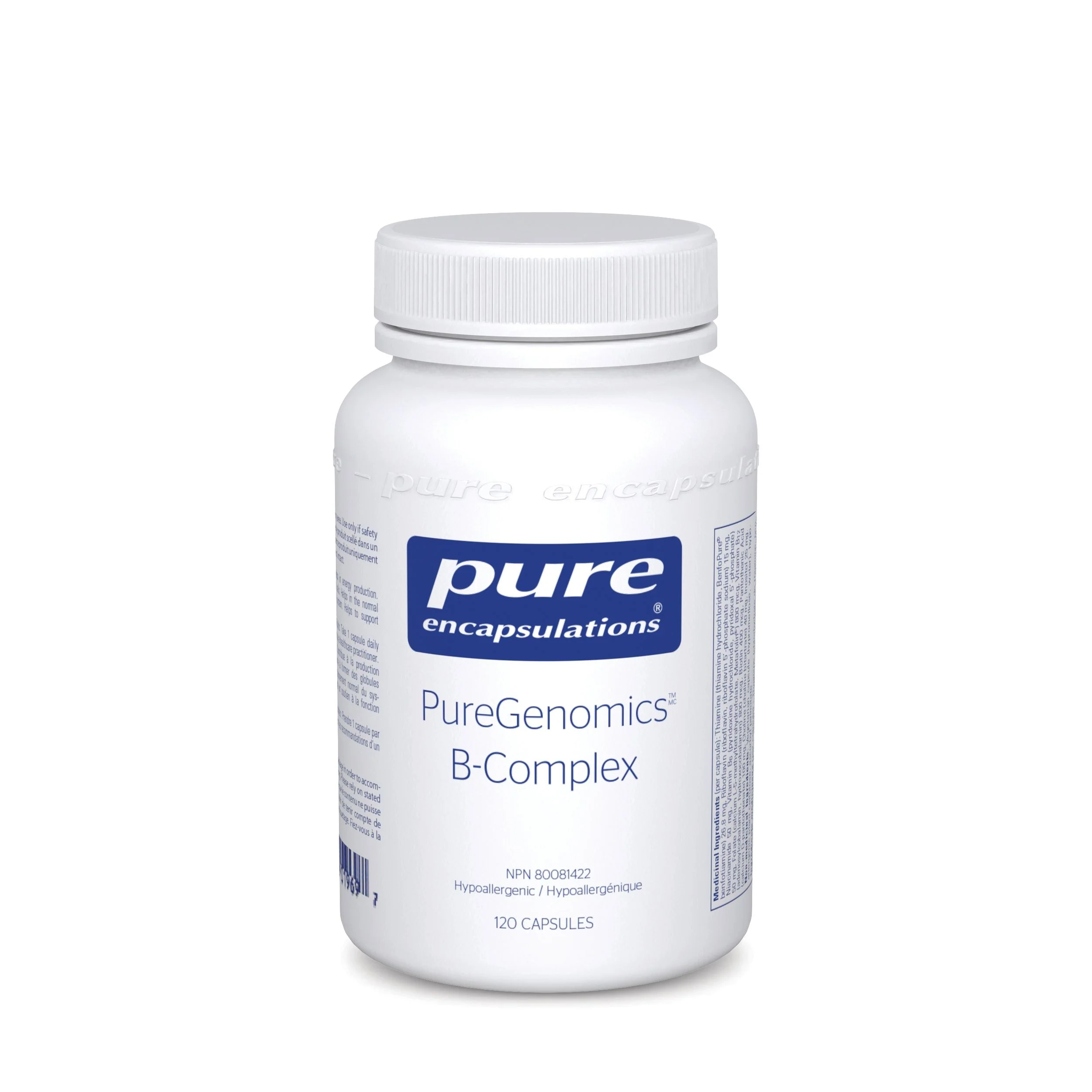 Pure Encapsulations PureGenomics B-Complex 120 Caps