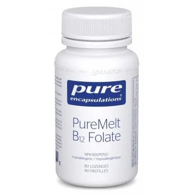 Pure Encapsulations PureMelt B12 Folate 90 Lonz