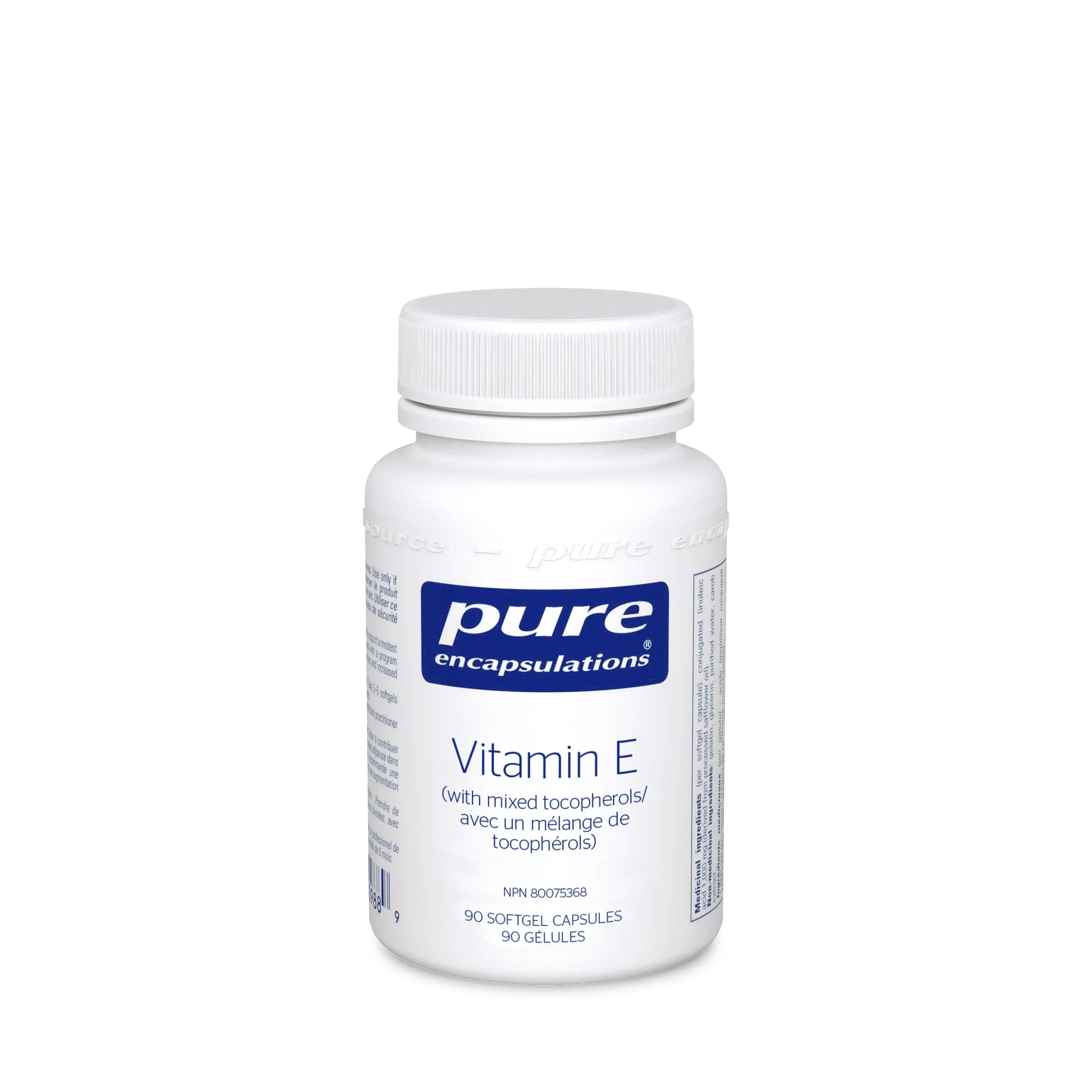 Pure Encapsulations Vitamin E (with mixed tocopherols) 90 Caps