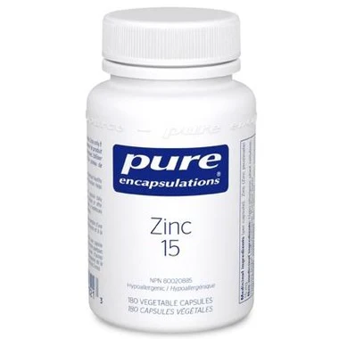 Pure Encapsulations Zinc 15 180 VCaps