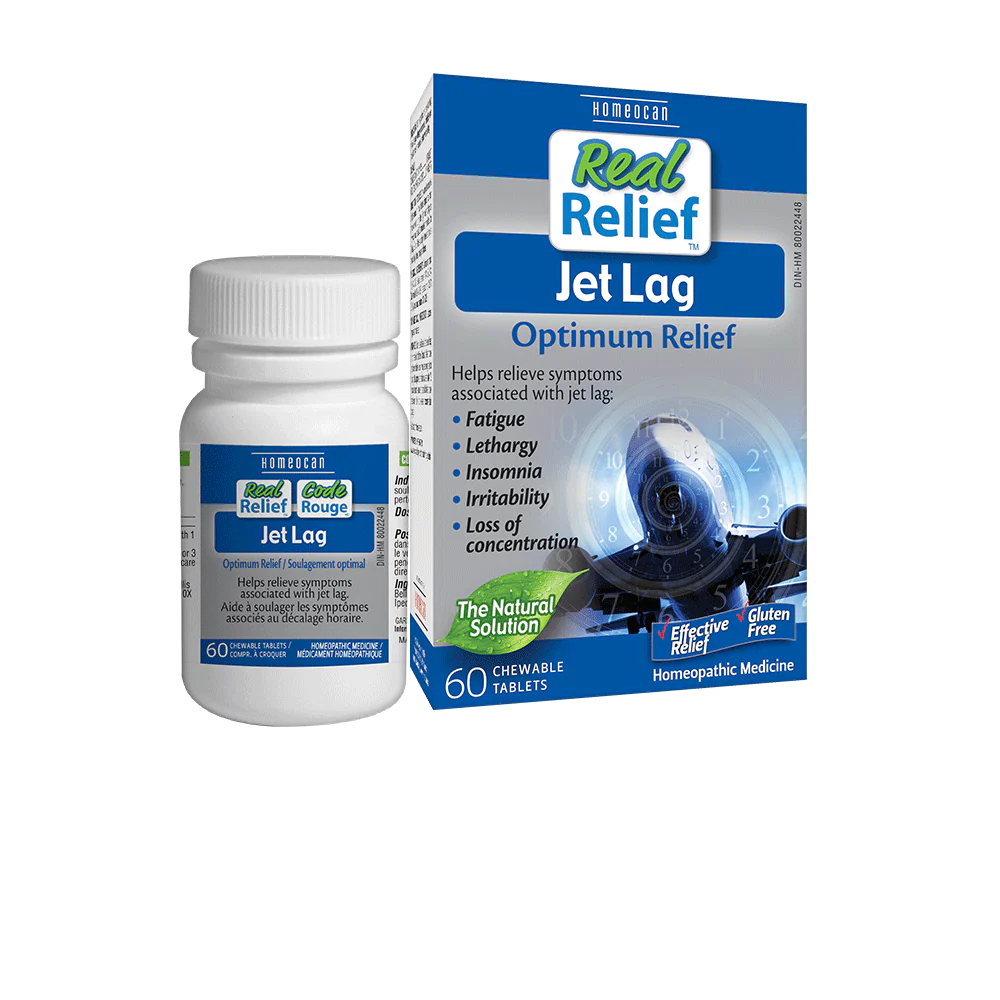 Homecan Real Relief Jet Lag 60 chewtabs