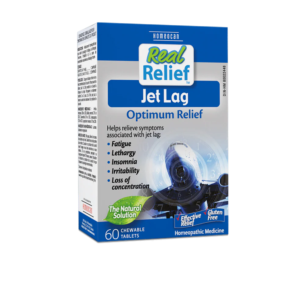 Homecan Real Relief Jet Lag 60 chewtabs - Image 2