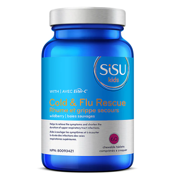 SISU Kid's Cold & Flu Rescue Wild Berry 60 Chew