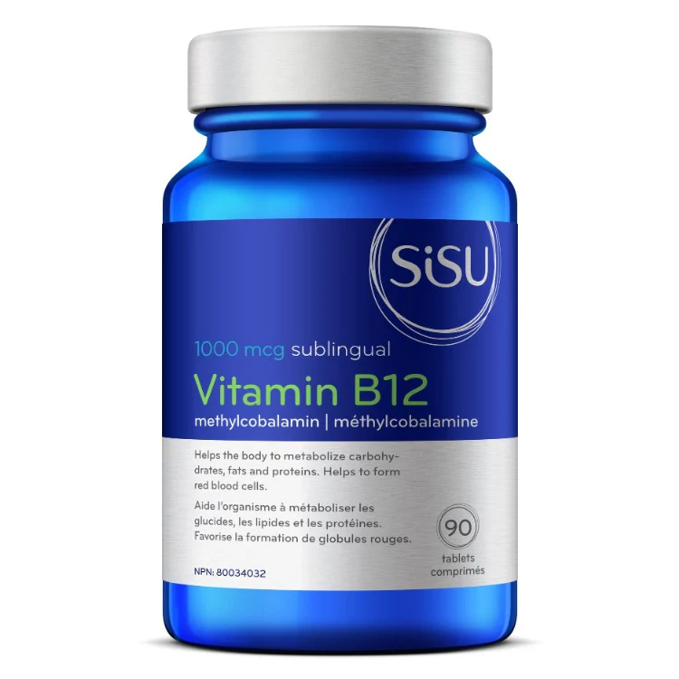 SISU Vitamin B12 1000mcg Methylcobalamin 90 Tabs