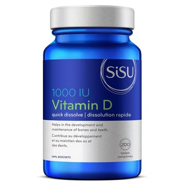 SISU Vitamin D 1000iu 200 Tabs