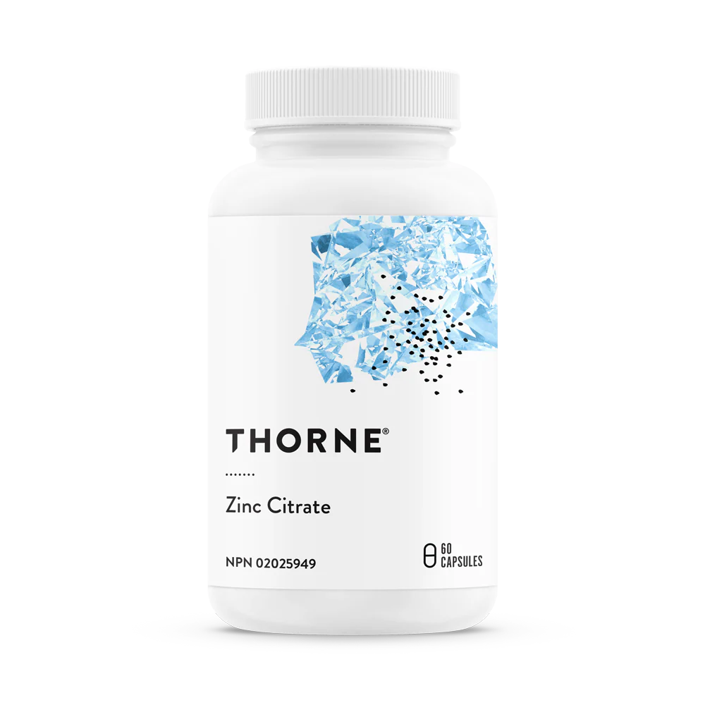 Thorne Zinc Citrate 60 Caps